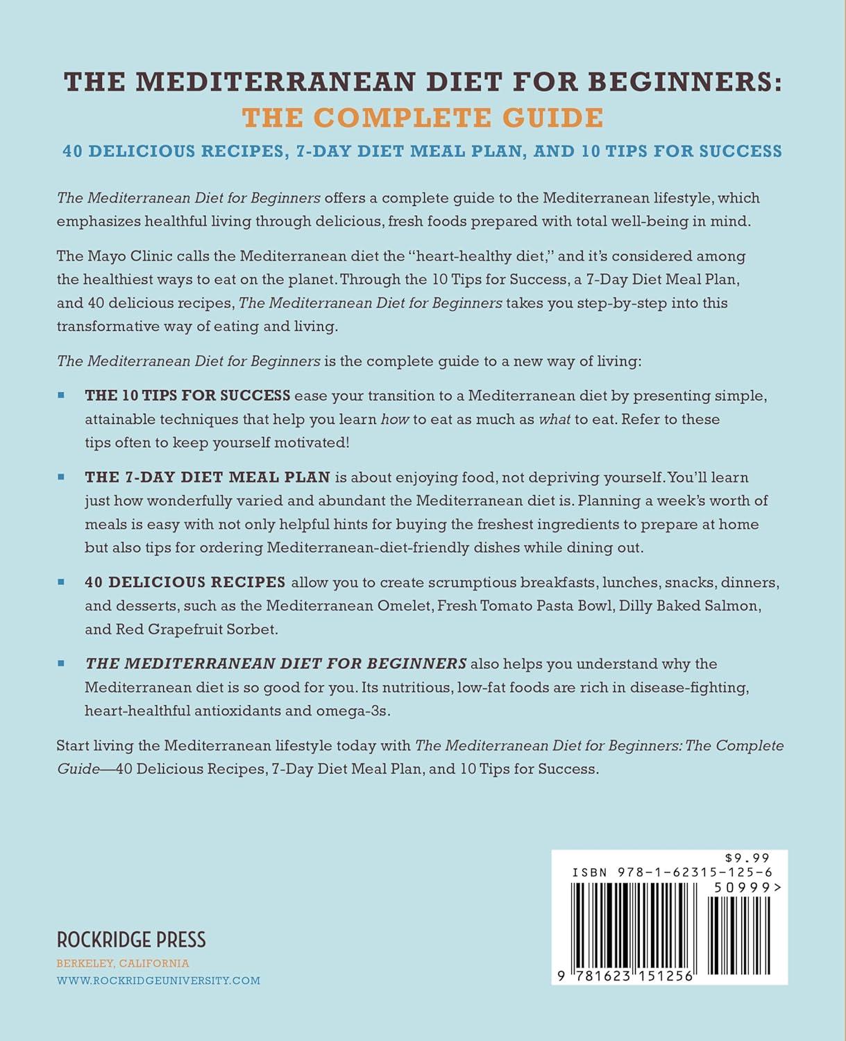 The Mediterranean Diet for Beginners Review-7-Day Plan + Recipes