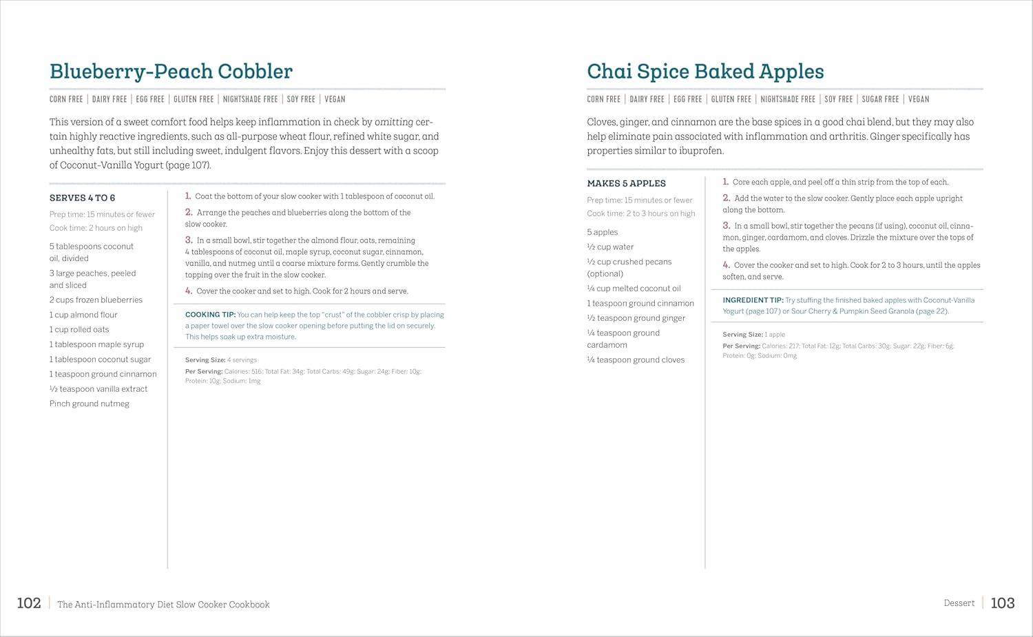 Anti-Inflammatory Diet Slow Cooker Cookbook: Prep-and-Go Healing