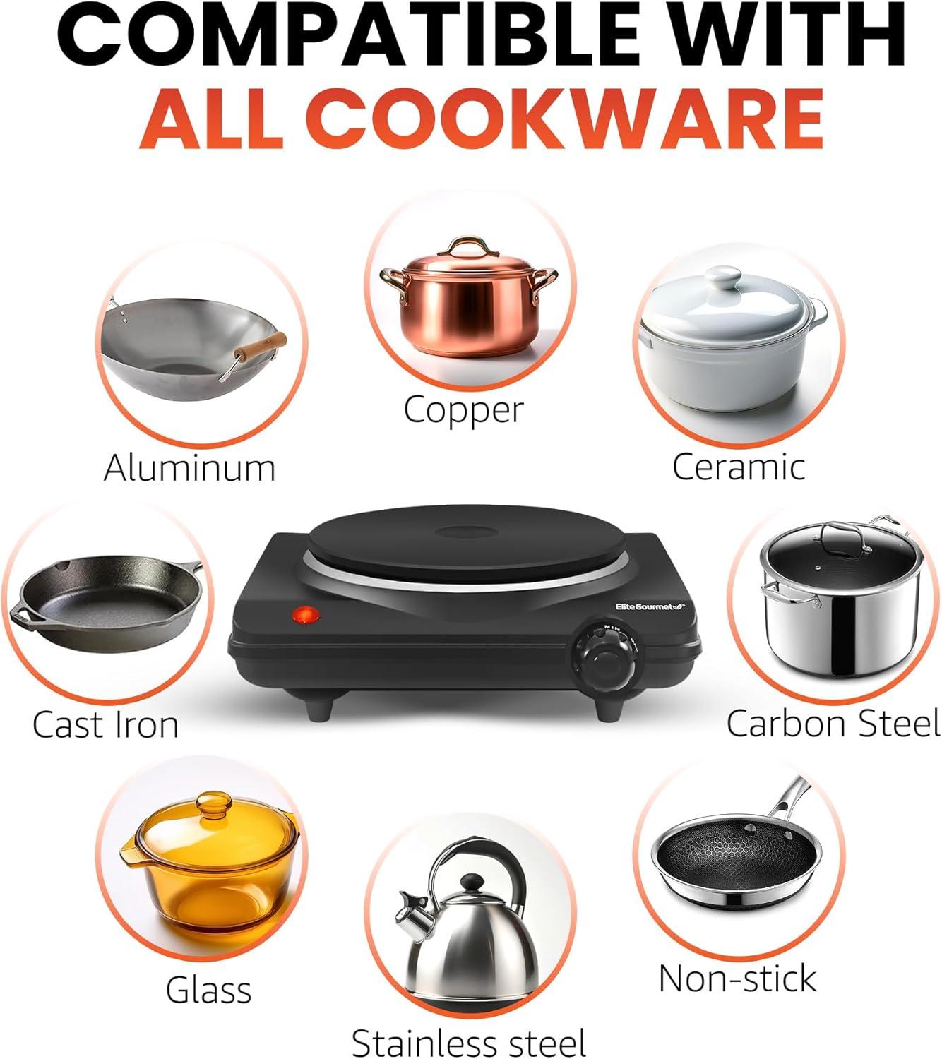 Elite Gourmet ESB-301BF Review: Precise 1000W Heat, Easy Cleanup