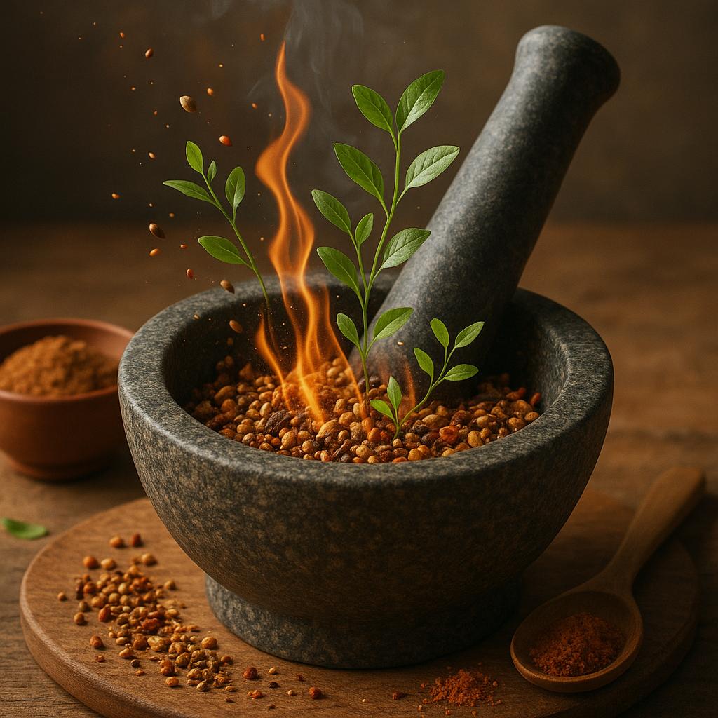 Toast grind and bloom spices to release hidden layers