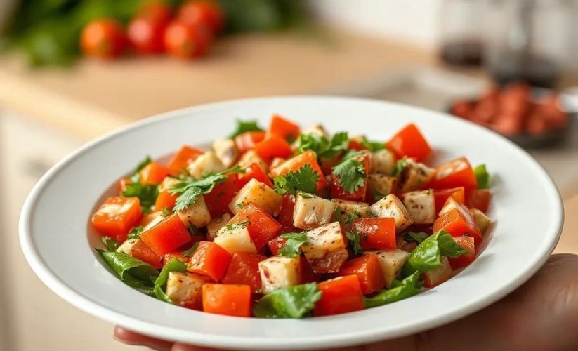 Fresh & Flavorful Fattoush Salad: Easy, Vegan, Gluten-Free Recipe