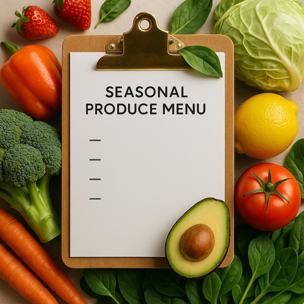 Streamlined Seasonal Produce Menus for Fresher Meals